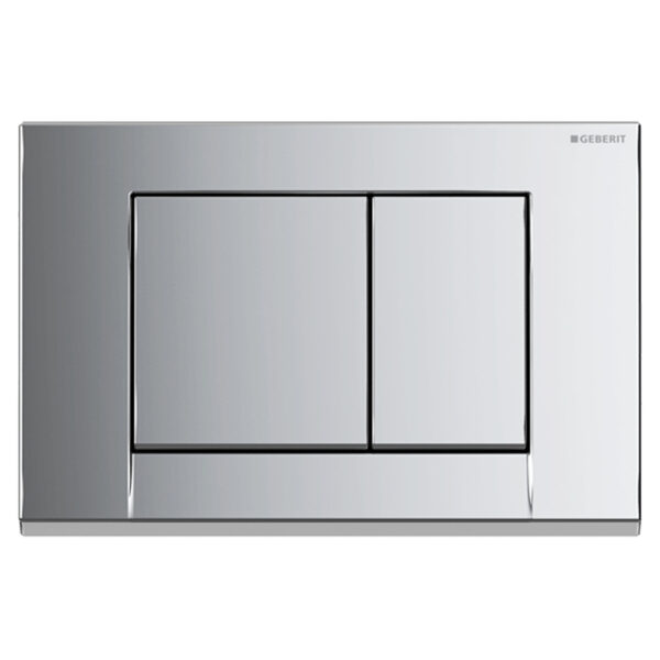 Geberit Bolero Flush Plate, Satin Chrome