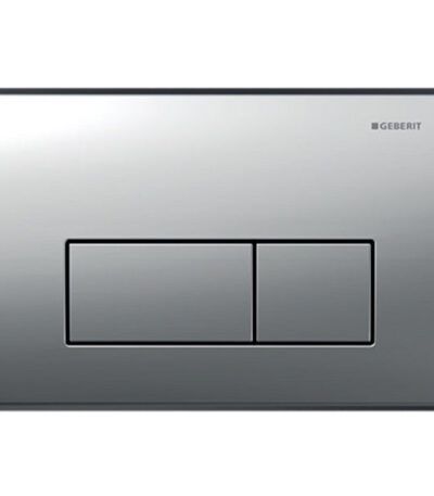Geberit Kappa 50 Dual Flush Plate Satin Chrome