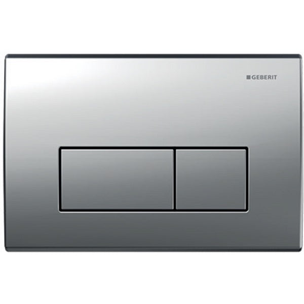 Geberit Kappa 50 Dual Flush Plate Satin Chrome