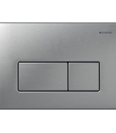Geberit Kappa 50 Dual Flush Plate Stainless Steel Brushed