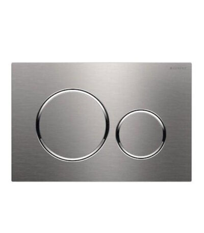 Geberit Sigma 20 Dual Flush Plate Stainless Steel/Chrome