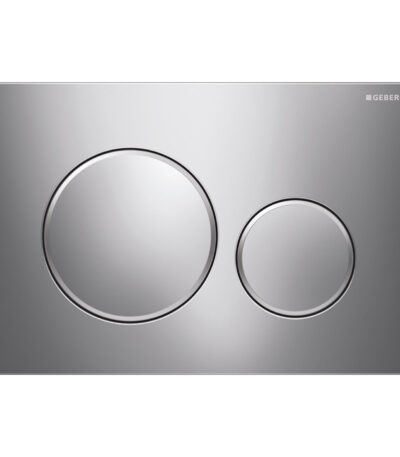 Geberit Sigma 20 Round Button Flush Plate, Chrome