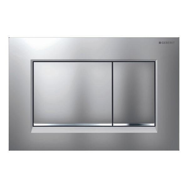 Geberit Sigma 30 Actuator Dual Flush Plate Matte Chrome