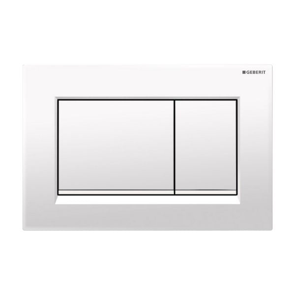 Geberit Sigma 30 Dual Flush Plate Gloss White