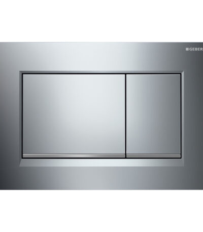 Geberit Sigma 30 Rectangular Button Flush Plate, Chrome