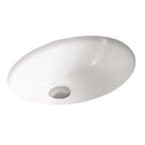 Gloss White - Oval Under Counter Basin - 460x390x200mm | PU4538