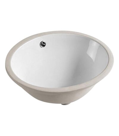 Gloss White - Round Under Counter Basin - 340x340x190mm | PU3434