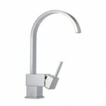 Gooseneck Chrome Kitchen Sink Mixer Tap | CH1015.KM