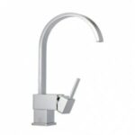 Gooseneck Chrome Kitchen Sink Mixer Tap | CH1015.KM