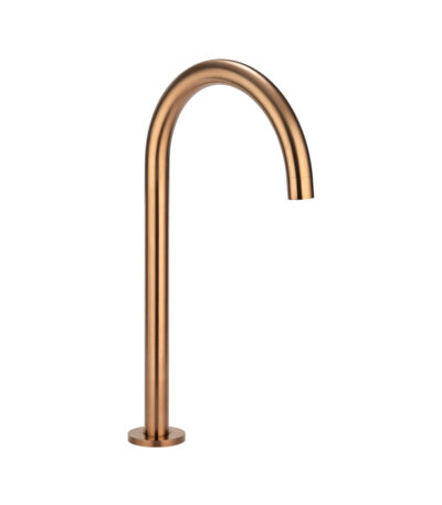 Gooseneck Hob Swivel Spout - Brushed Copper