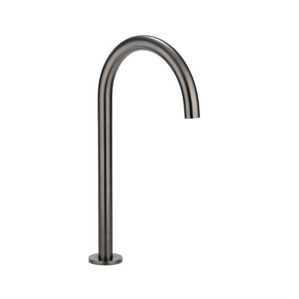 Gooseneck Hob Swivel Spout - Brushed Gunmetal