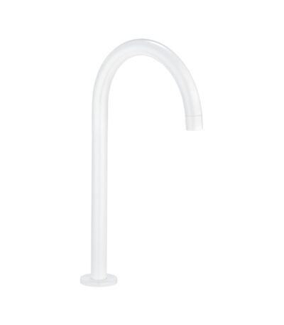 Gooseneck Hob Swivel Spout - White