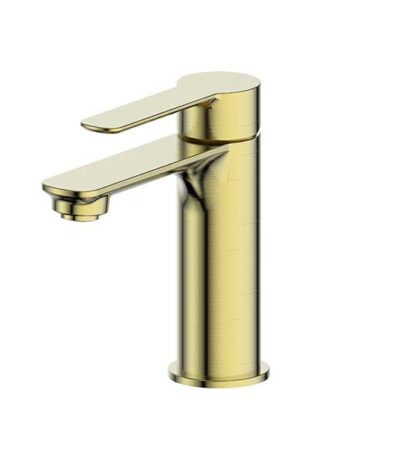 Greens Astro II Basin Mixer Brushed Brass