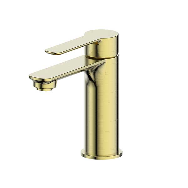 Greens Astro II Basin Mixer Brushed Brass