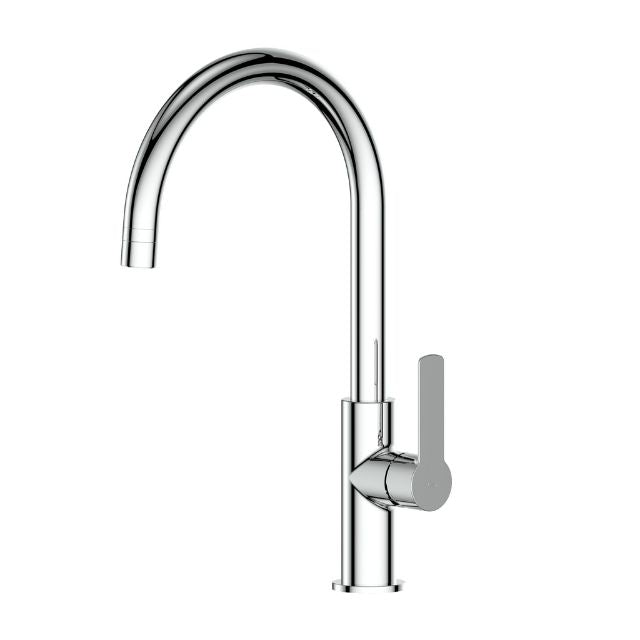 Greens Astro II Gooseneck Sink Mixer Chrome