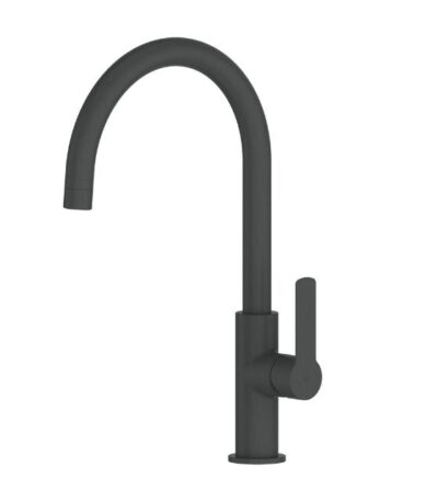 Greens Astro II Gooseneck Sink Mixer Gun Metal
