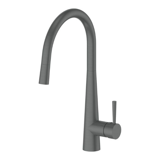 Greens Galiano Pull-Down Sink Mixer Gun Metal