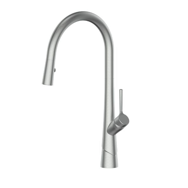 Greens Lustro II Pull-Down Sink Mixer Brushed Nickel