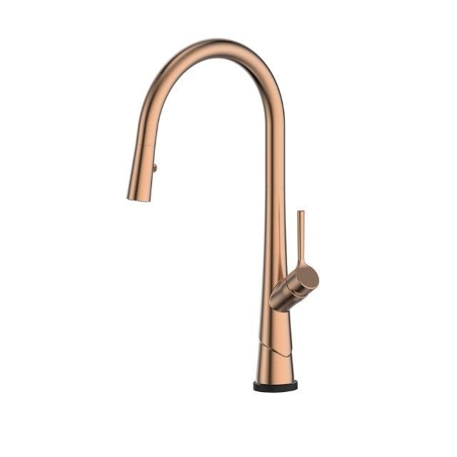 Greens Lustro Kontact Pull-Down Sink Mixer Brushed Copper