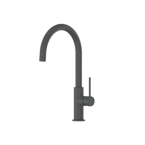 Greens Maci Gooseneck Sink Mixer Gun Metal