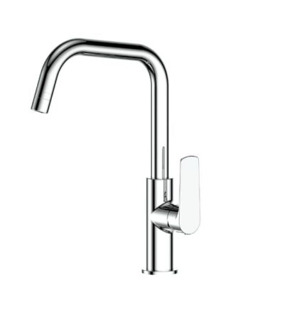 Greens Novi Gooseneck Sink Mixer with Smart Aerator Chrome
