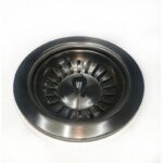 Gun Metal Matt Black Kitchen Sink Waste without Overflow | TWMOB