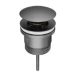 Gun Metal Pop Up Waste Universal