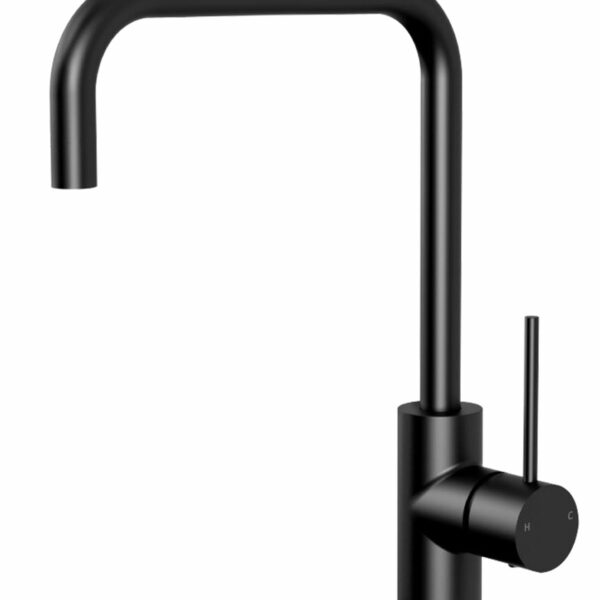 Hali Square Neck Sink Mixer - Matt Black | HYB88-102MB
