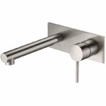 Hali Wall Basin Mixer - Brushed Nickel | HYB88-601BN