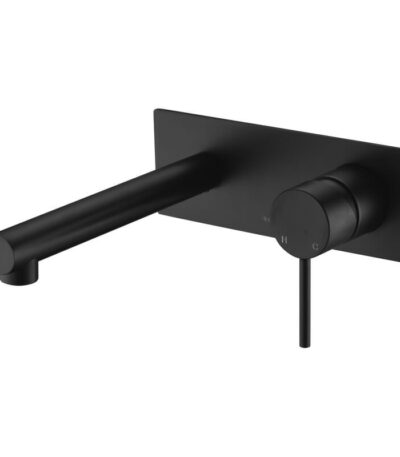 Hali Wall Basin Mixer - Matt Black | HYB88-601MB