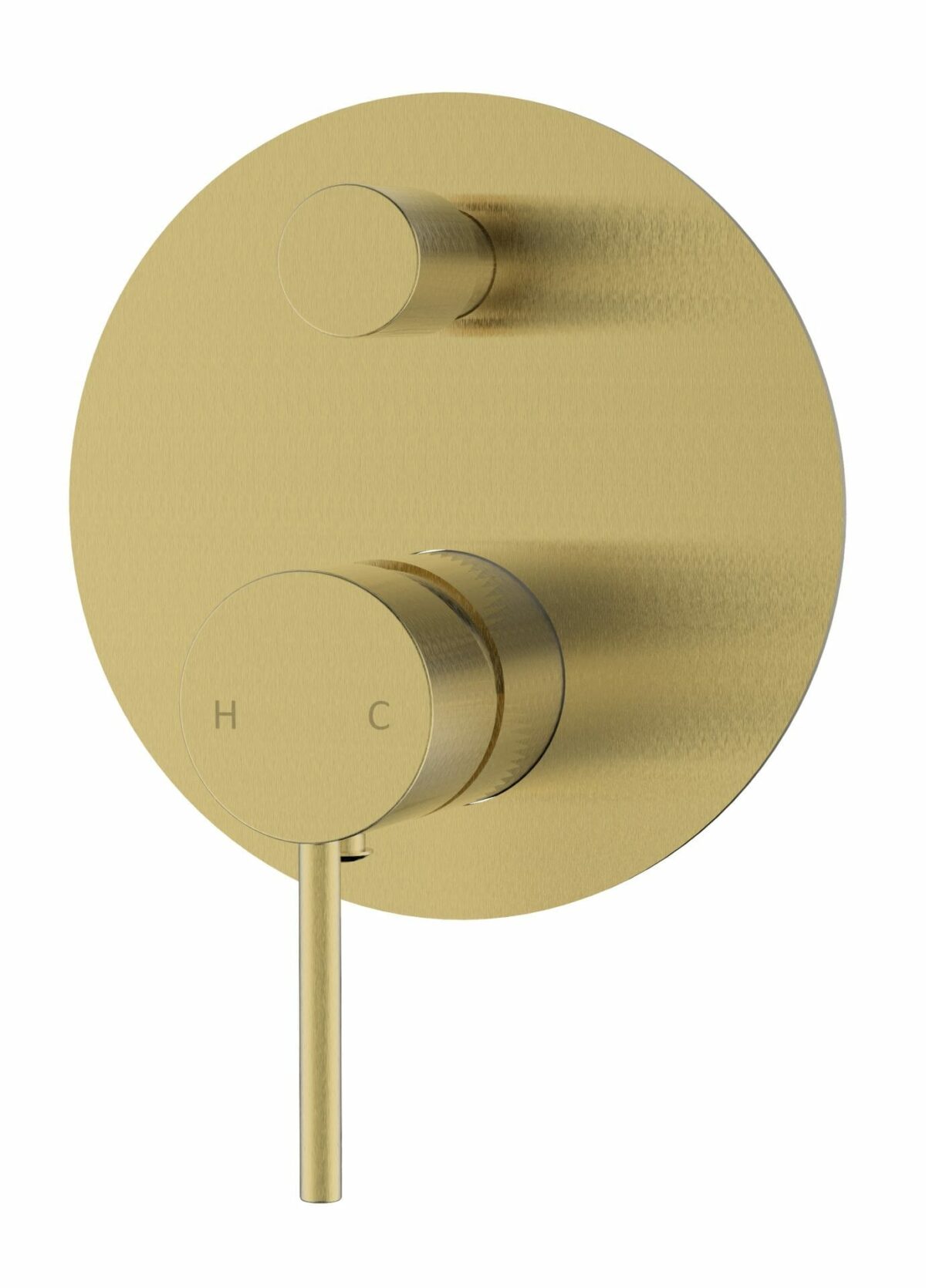 Hali Wall Mixer With Diverter - Brushed Gold | HYB88-501BG