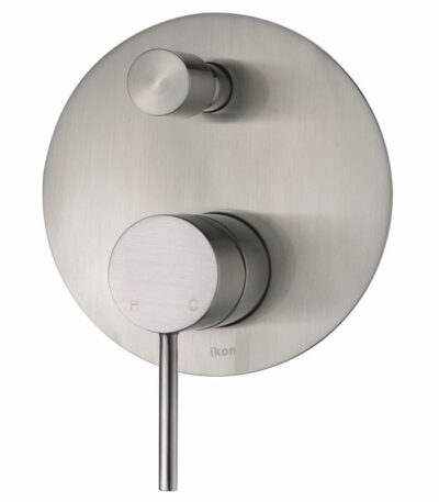 Hali Wall Mixer With Diverter - Brushed Nickel | HYB88-501BN