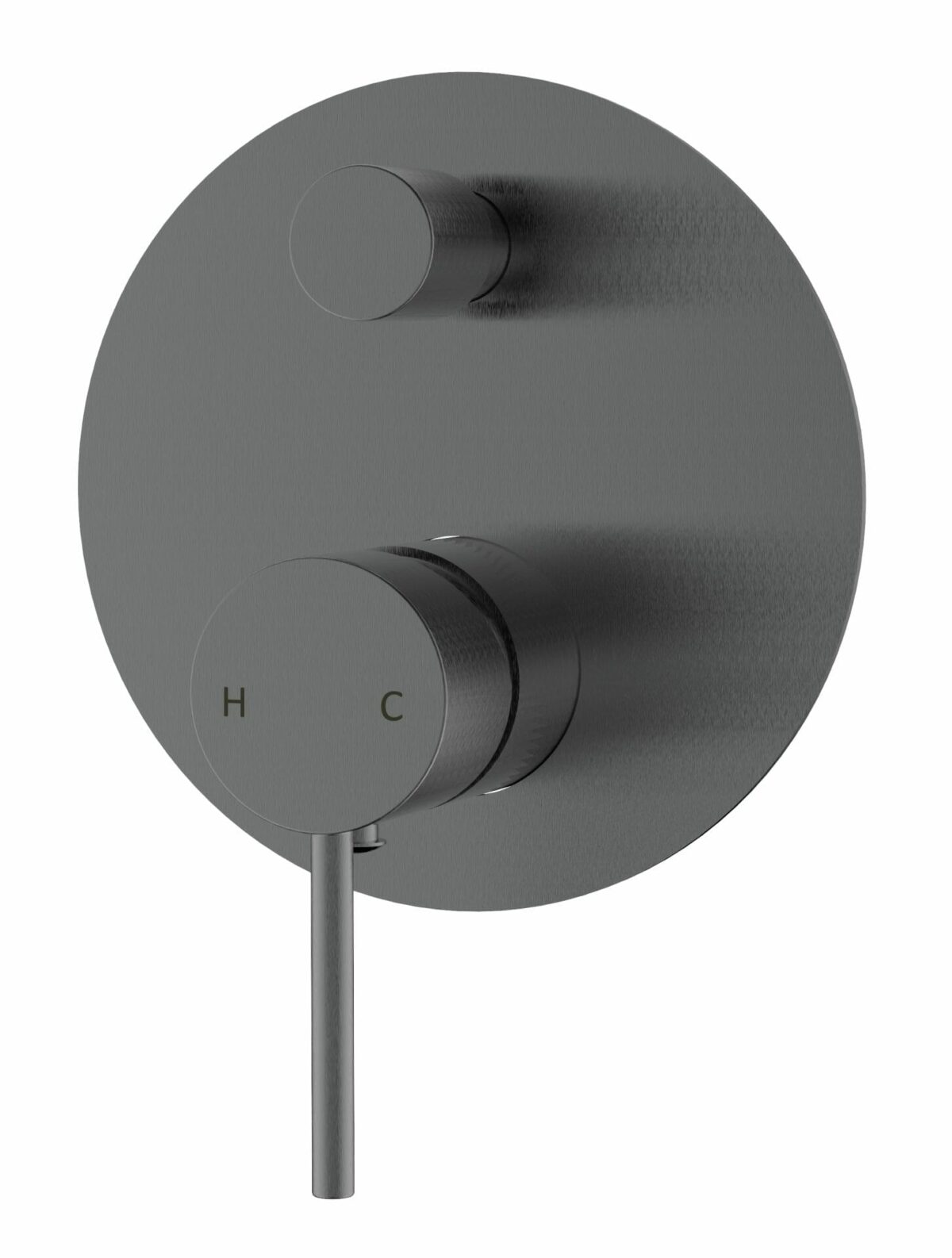 Hali Wall Mixer With Diverter - Gunmetal | HYB88-501GM