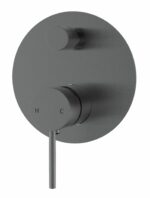 Hali Wall Mixer With Diverter - Gunmetal | HYB88-501GM