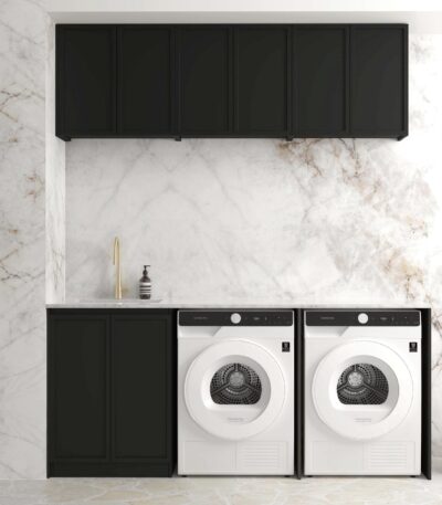 Hampshire Black Laundry Kit 1960x600x2100