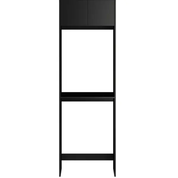 Hampshire Laundry 2100 Black Tall Washing Machine Cabinet