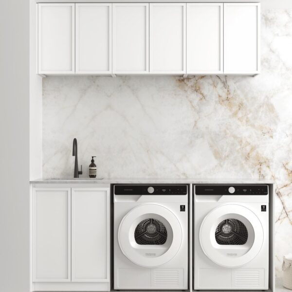 Hampshire White Laundry Kit 1960x600x2100