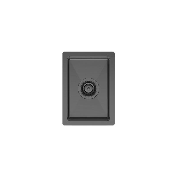 Hana 10L Single Kitchen Sink, Carbon Metal