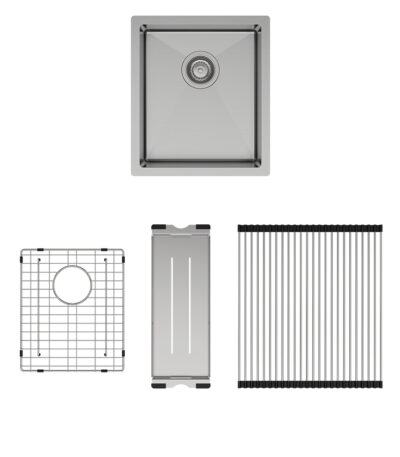 Hana 27L Single Kitchen Sink Kit