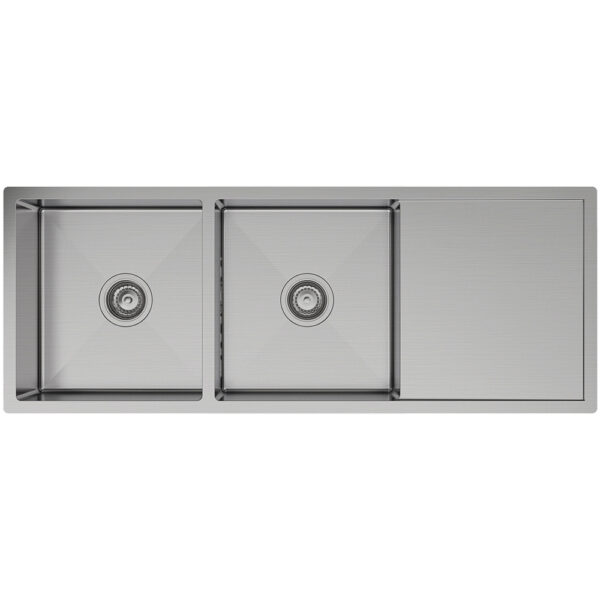 Hana 29L/29L Double Kitchen Sink with Drainer
