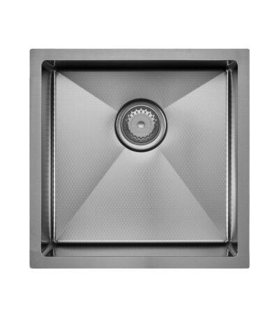Hana Anti-Scratch 32L Single Kitchen Sink, PVD Gun Metal