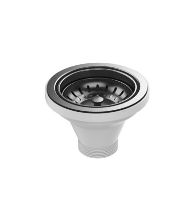 Hana Sink Basket Waste, PVD Carbon Metal