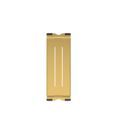 Hana Sink Colander, PVD Rugged Brass