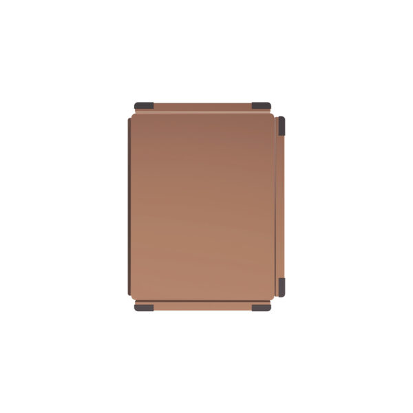 Hana Sink Drainer Tray, PVD Brushed Copper