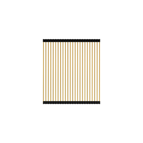 Hana Sink Roll Up Drainer, PVD Rugged Brass