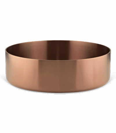 Harlow Round Basin Sink - Brushed Copper