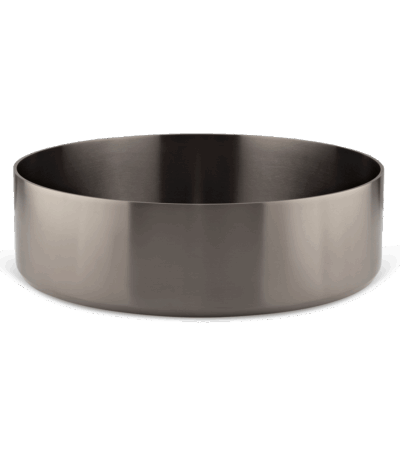 Harlow Round Basin Sink - Brushed Gunmetal