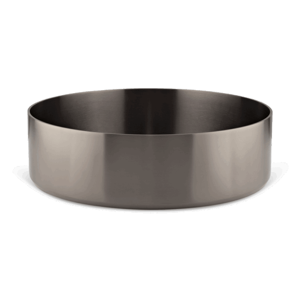 Harlow Round Basin Sink - Brushed Gunmetal