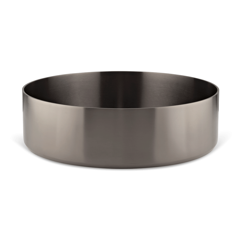 Harlow Round Basin Sink - Brushed Gunmetal