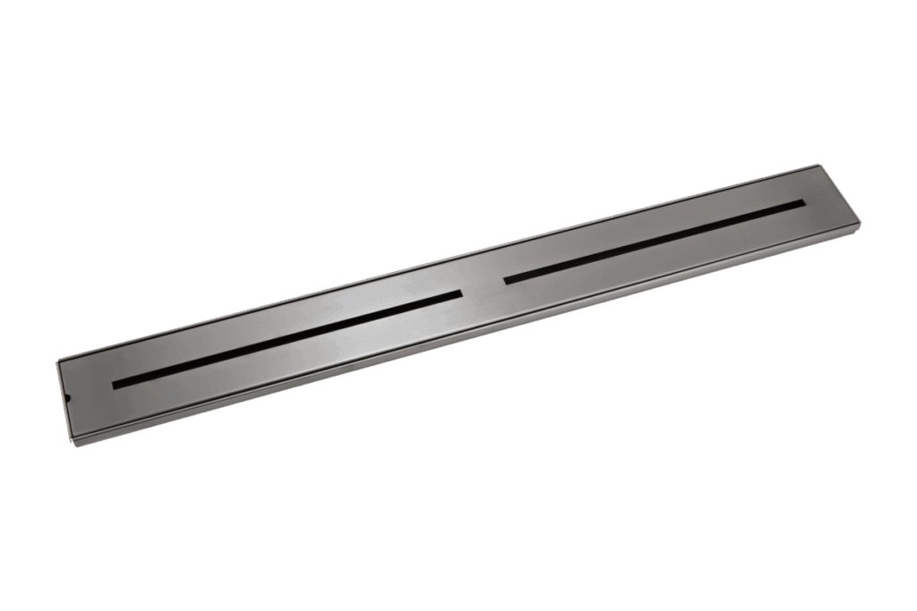 Harper Shower Channel Waste 900mm - Brushed Gunmetal